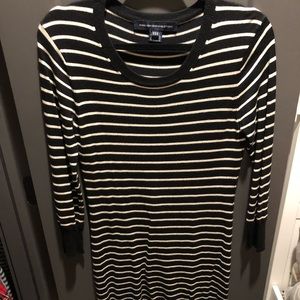 French connection striped knitted dress